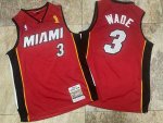 Maillot de Basket #3 Wade Miami Heat 2005-06 authentique Rouge